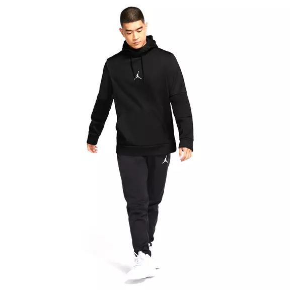 Jordan Air Therma Fleece Pullover Hoodie "Black"