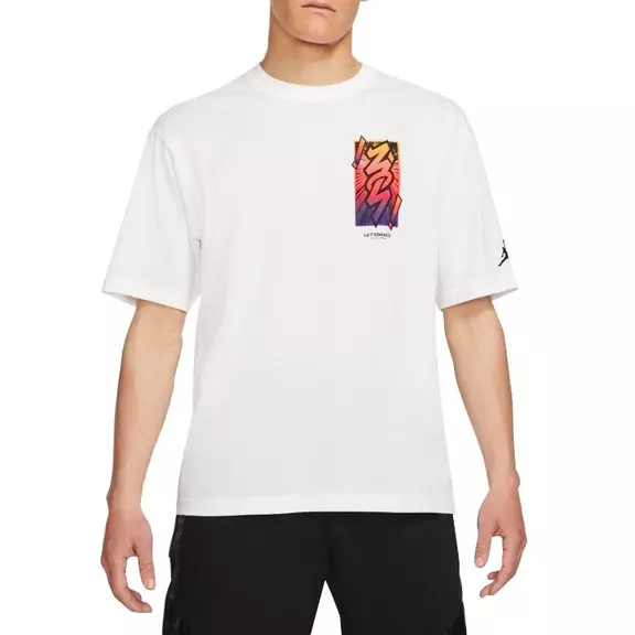 Jordan Dri-FIT Zion Men's SS T-Shirt "White"