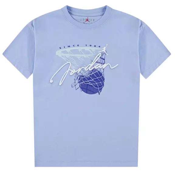 Jordan Girls JDB Classics Hoop Graphic T-Shirt "Aluminium"