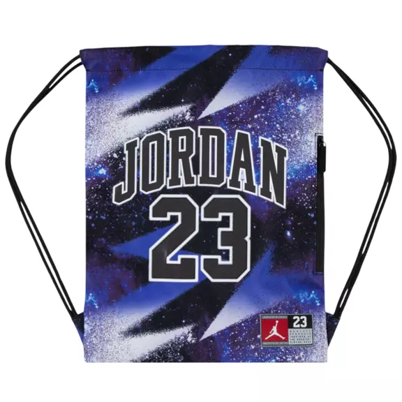 Jordan JDB Jersey 23 AOP Gym Sack "Black-Hyper Royal"