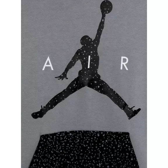 Jordan Kids Air Speckle Fleece Pullover Hoodie "Gray"
