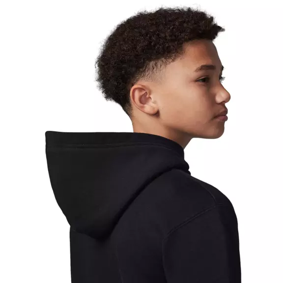 Jordan Kids Baseline Pullover Hoodie "Black"