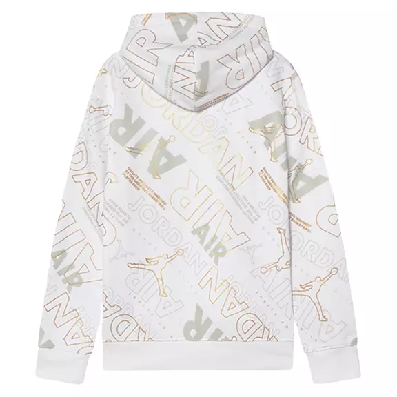 Jordan Kids Holiday Shine Air AOP Hoodie "Gold"