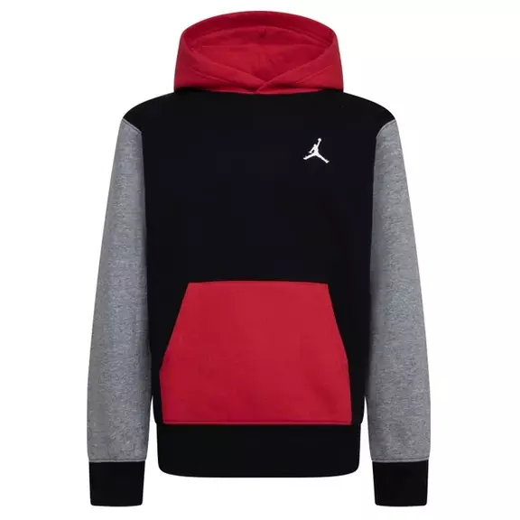 Jordan Kids JDB MJ Brooklyn FLC Pullover "Black-Gym Red-Carbon"