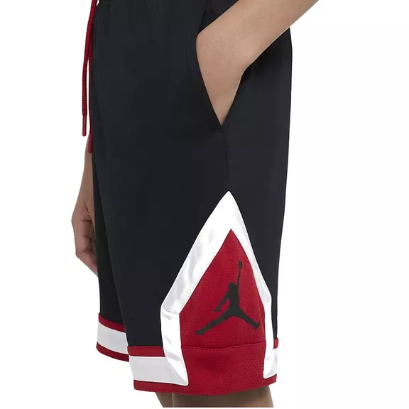 Jordan Kids Jumpman Diamond Short "Black-Gym Red"