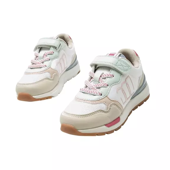 Mustang Junior Sneakers Compact "White-Fucsia"