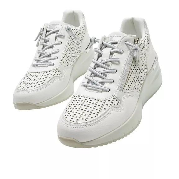 Mustang Sneakers Goa Zip "White-Silver"
