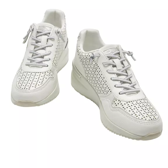Mustang Sneakers Goa Zip "White-Silver"