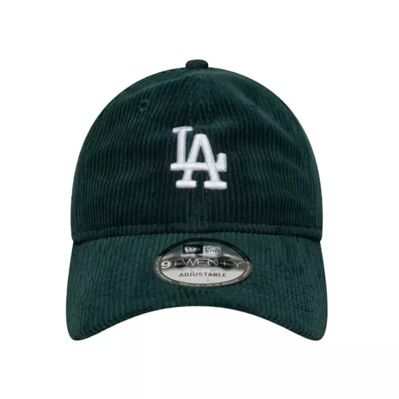 New Era MLB LA Dodgers Cord 9TWENTY Adjustable Cap "Dark Green"