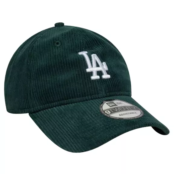 New Era MLB LA Dodgers Cord 9TWENTY Adjustable Cap "Dark Green"