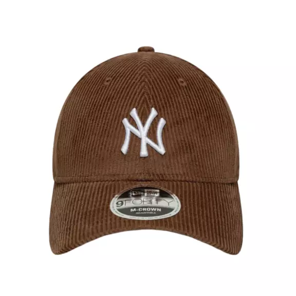New Era MLB NY Yankees Cord 9FORTY M-Crown Adjustable Cap "Brown"