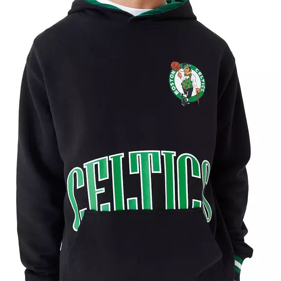New Era NBA Boston Celtics Arch Graphic Oversized Pullover Hoodie
