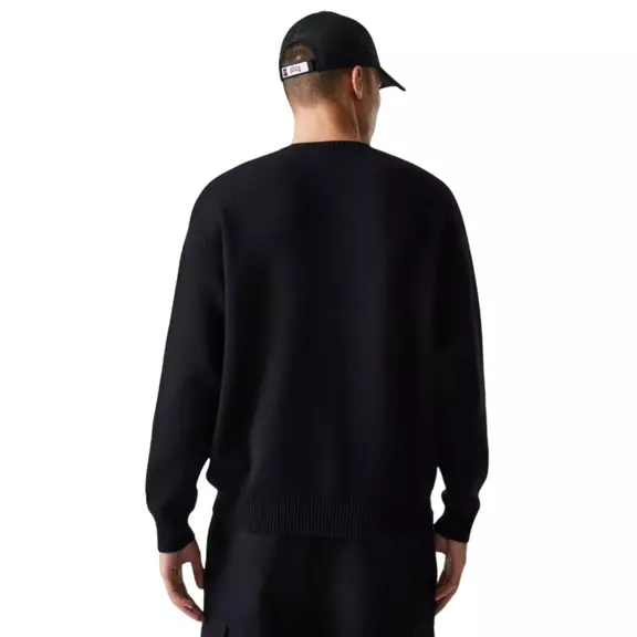 New Era NBA Chicago Bulls Knit Oversized Sweater "Black"