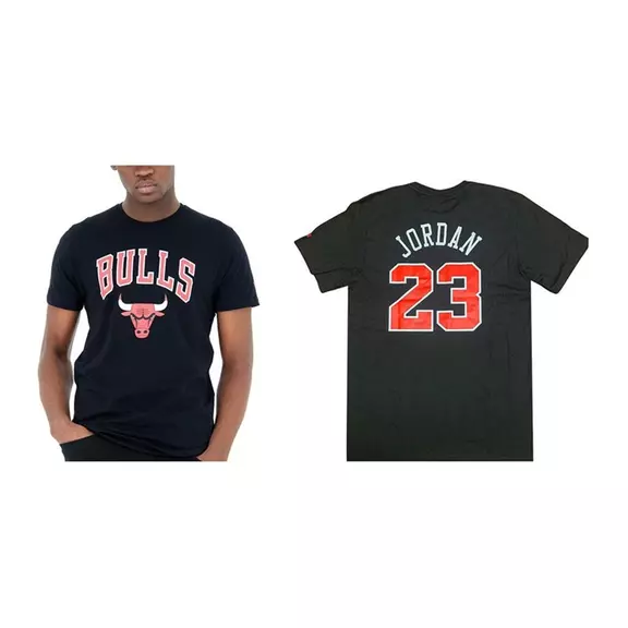 New Era NBA Chicago Bulls Logo Tee # 23 JORDAN #