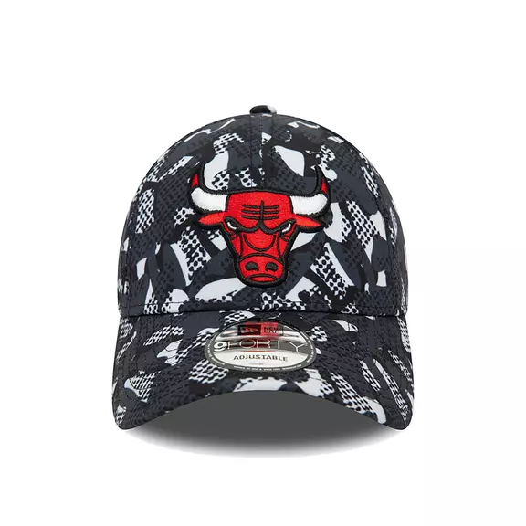 New Era NBA Chicago Bulls Seasonal Print 9FORTY Adjustable Cap