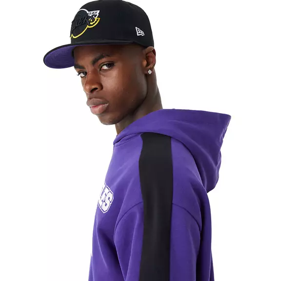New Era NBA L.A Lakers Cut and Sew Oversized Hoodie