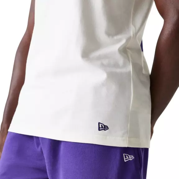 New Era NBA LA Lakers Graphic Sleeveless T-Shirt "Offwhite"