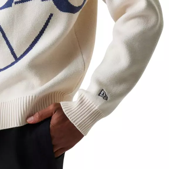 New Era NBA LA Lakers Knit Oversized Sweater "Light Beige"