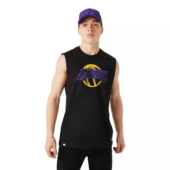 New Era NBA Los Angeles Lakers Neon Sleeveless Tee