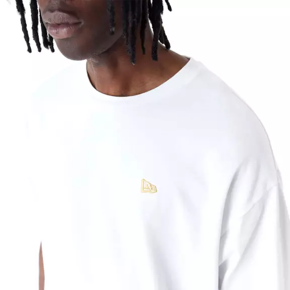 New Era NY Sticker Oversized T-Shirt "White "