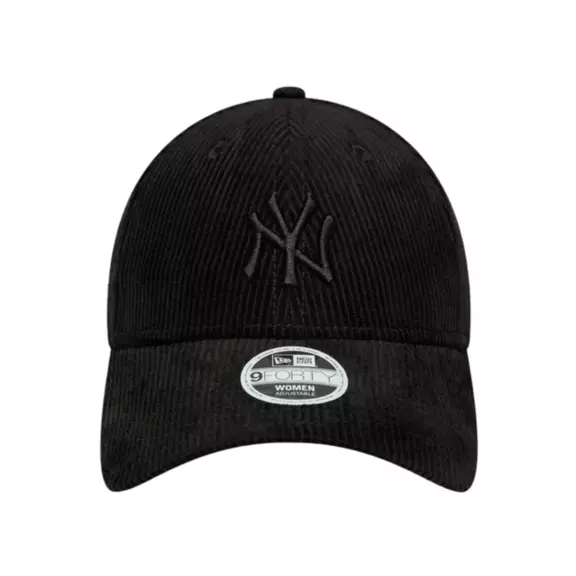 New Era Wmns MLB NY Yankees Cord 9FORTY Adjustable Cap "Black"
