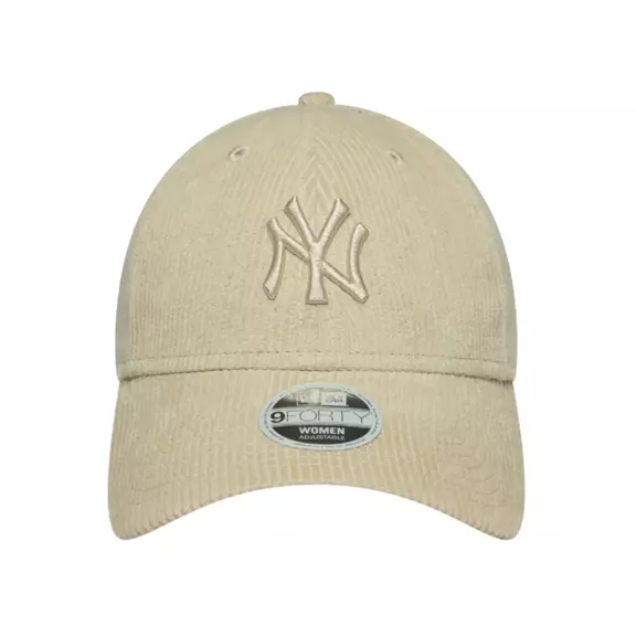 New Era Wmns MLB NY Yankees Cord 9FORTY Adjustable Cap "Cream"
