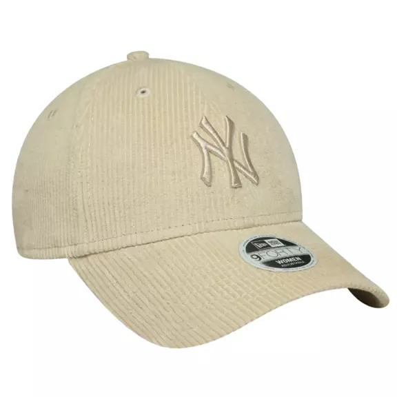 New Era Wmns MLB NY Yankees Cord 9FORTY Adjustable Cap "Cream"