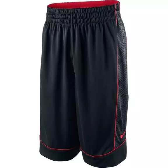 Short Lebron Half Print (010/negro/rojo)