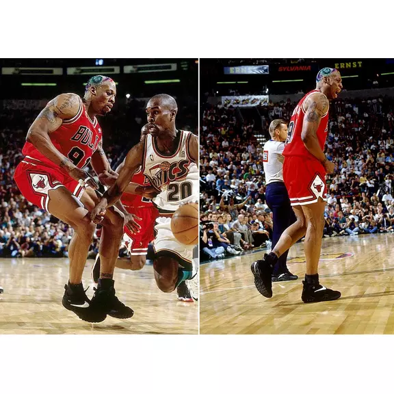 Nike Air Shake Ndestrukt Dennis Rodman "Away" (001)