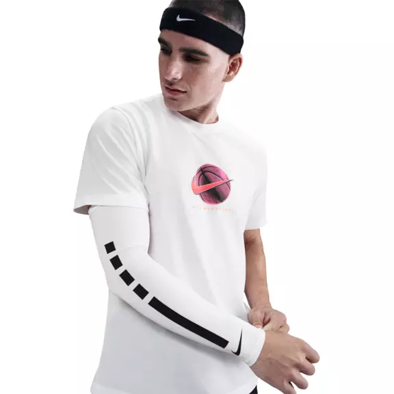 Nike Dri-fit Men's Basketball T-Shirt "White-Pink"