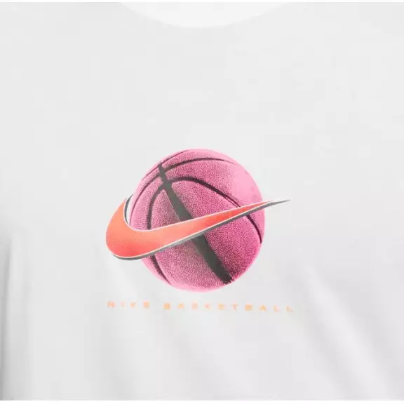 Nike Dri-fit Men's Basketball T-Shirt "White-Pink"