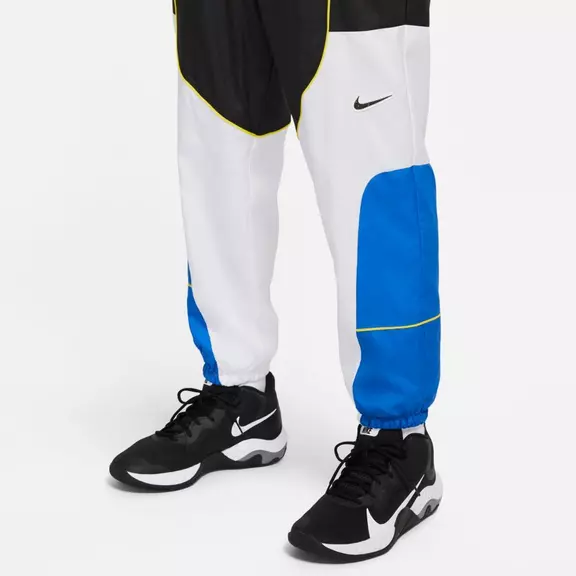 Nike Throwback Men's Basketball Pants "Black/Muilticolor"