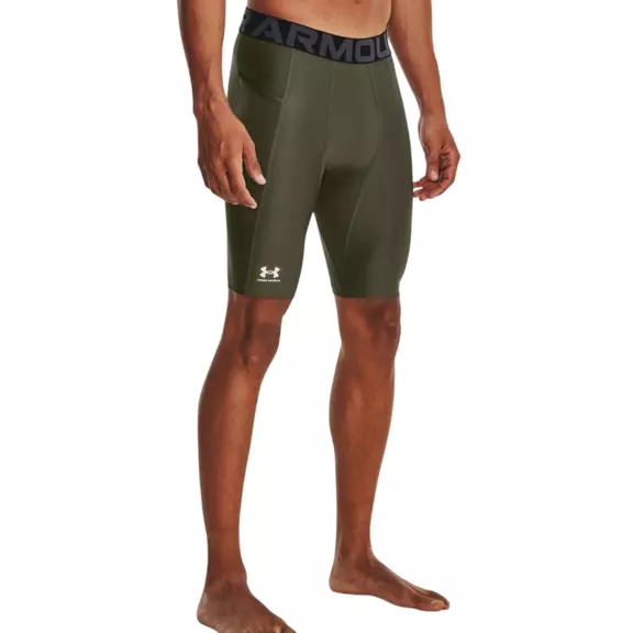 Short long HeatGear® à poches "Marine OD Green"