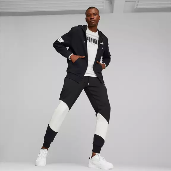 Puma Caven Logo Power "White-Cool Mid Gray"