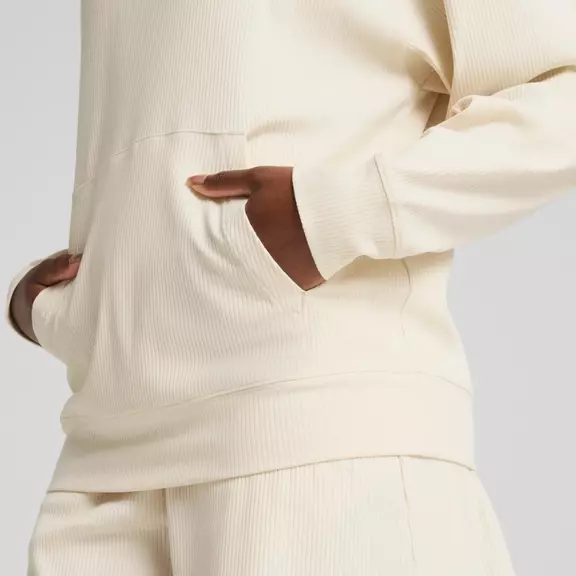 Puma ESS ELEVATED Comfort Rib Hoodie "Alpine Snow"