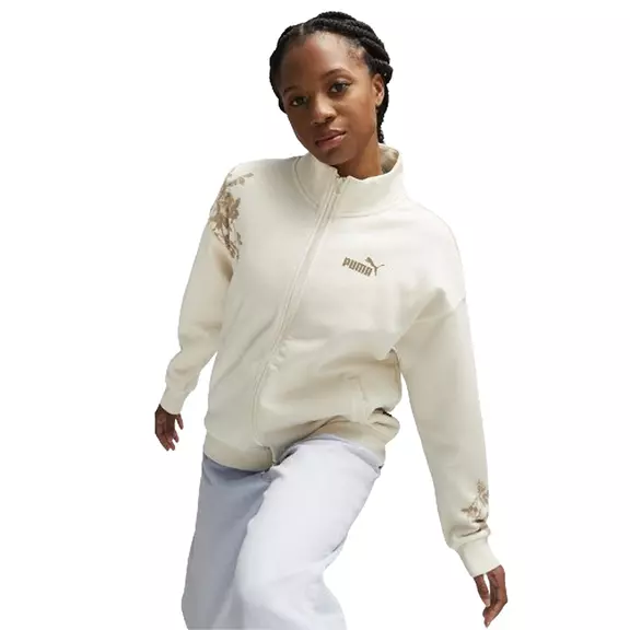 Puma ESS+ FLORAL VIBES Track Jacket FL "Alpine Snow"