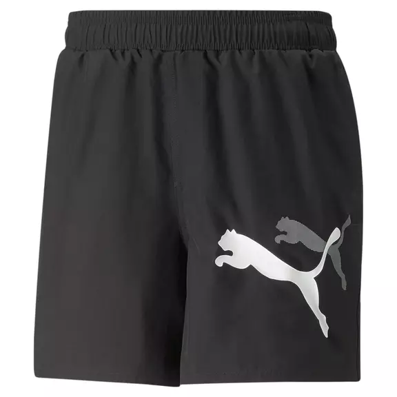 Puma ESS+ Logo Power Cat Woven Shorts 5" "Black"