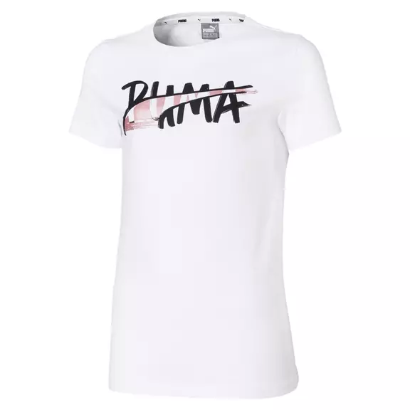Puma Girls Alpha Logo Tee