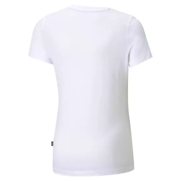 Puma Girls Essentials Logo Tee "White"