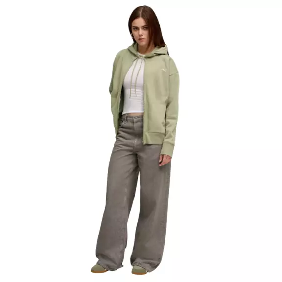 Puma HER Relaxed Full-Zip Hoodie FL "Lux Army"