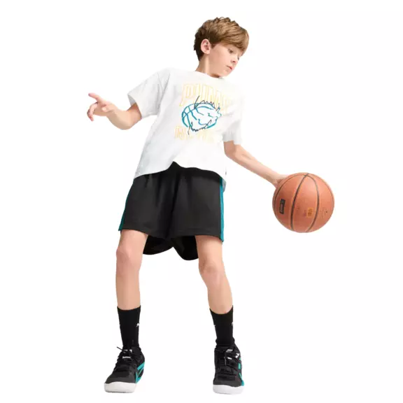 Puma Junior Basketball Winning Shot Tee "White"