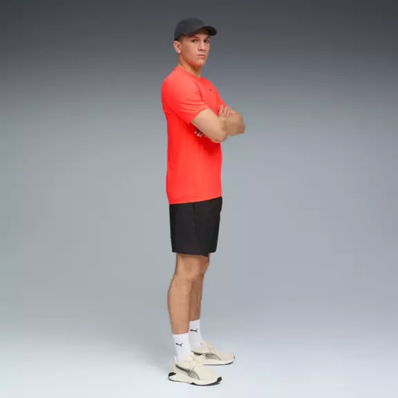 PUMA M TAD ESS SOLID CAT TEE LC "Glowing Red"