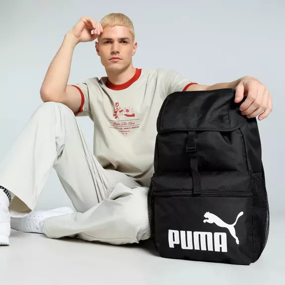 PUMA Phase Hooded Backpack "Black"