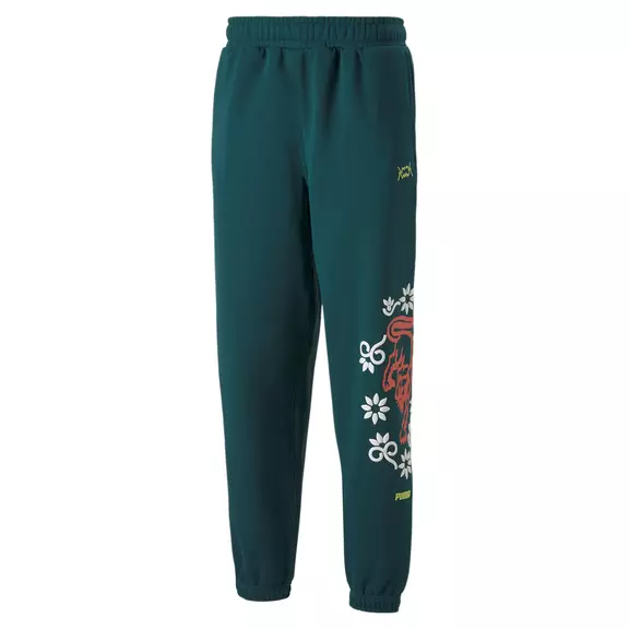 Puma Basketball Run it Back Pant 2 "Varsity Green