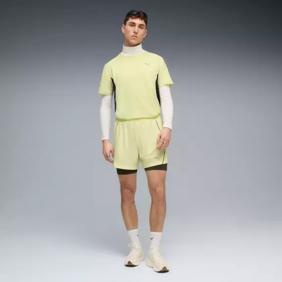 PUMA RUN VELOCITY TEE (POLY) "Gold Moon"