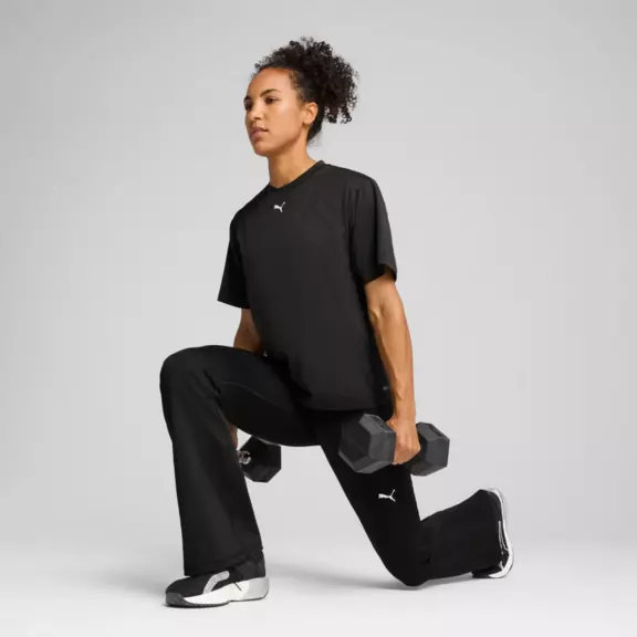 PUMA TAD ESSENTIAL RELAXED TEE "Black"