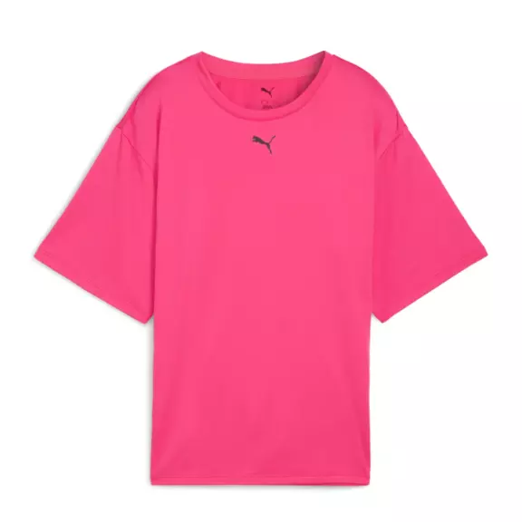 PUMA TAD ESSENTIAL RELAXED TEE "Glowing Pink"