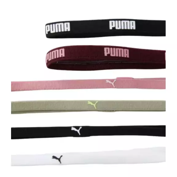 Puma TR ESS Hairbands "Ruby Shimmer-Poised Pink-Lux Army-Black-White"