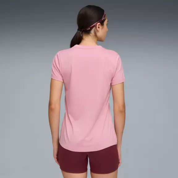 Puma W TAD ESSENTIAL VNECK Tee "Poised Pink"