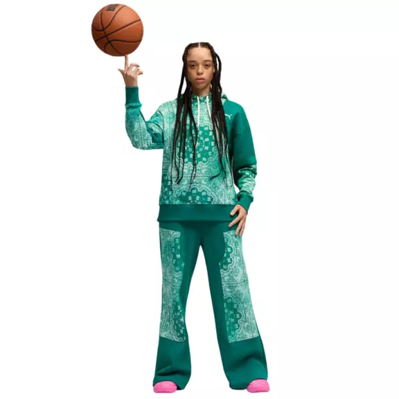 Puma Wms Basketball Shooting Stars Sweatpants "Wild Green"